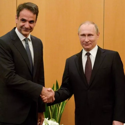 mitsotakis poutin