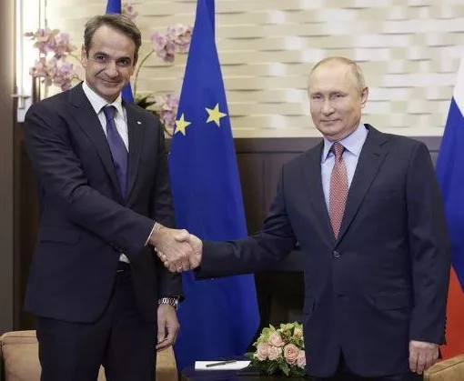 mitsotakis putin