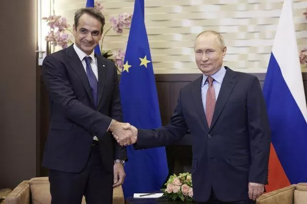 mitsotakis putin