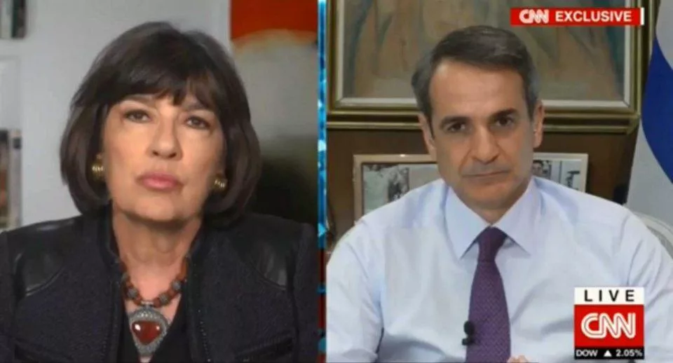 mitsotakis amanpour