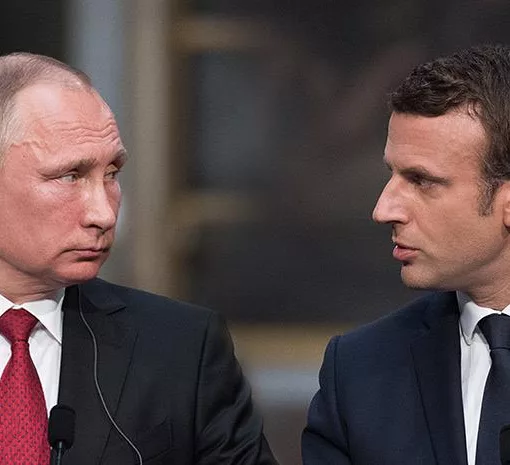 putin macron