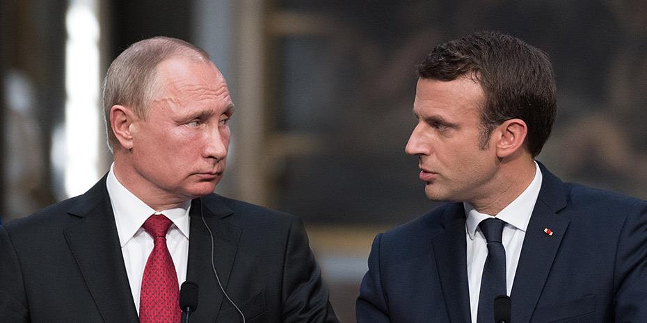 putin macron