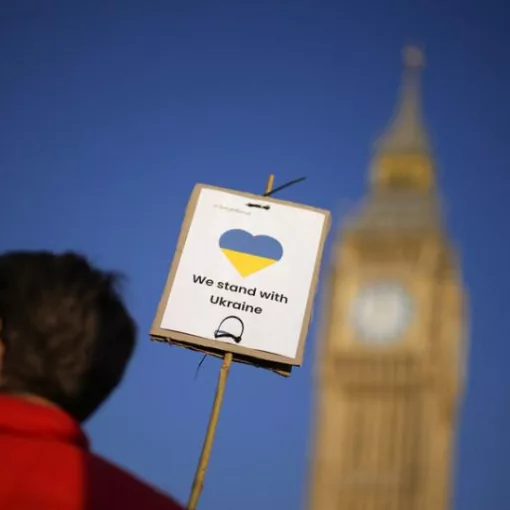 london ukraine war demonstration ap