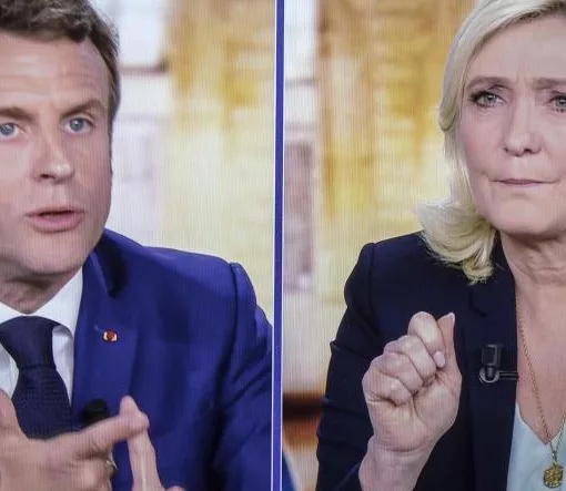 macron lepen debate