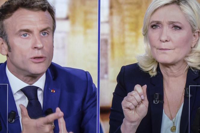 macron lepen debate