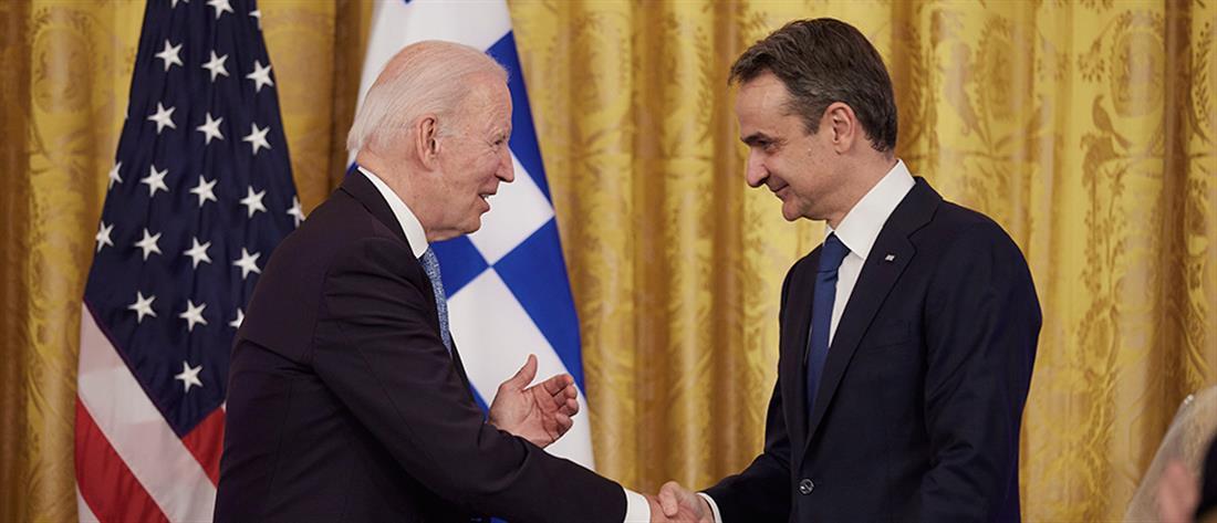 mitsotakis biden xeirapsia