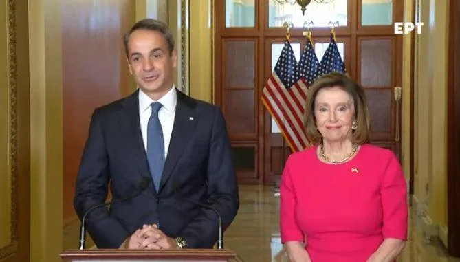 mitsotakis pelosi