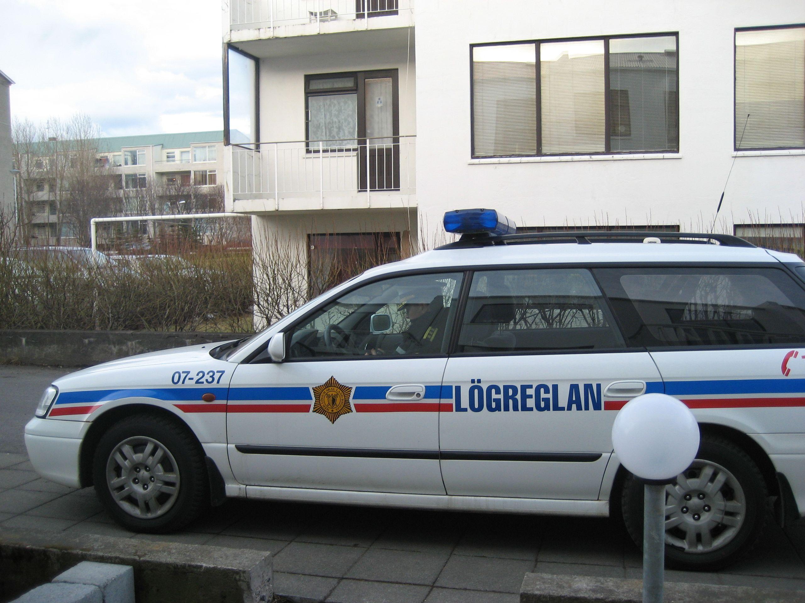 Islandia Police car Iceland