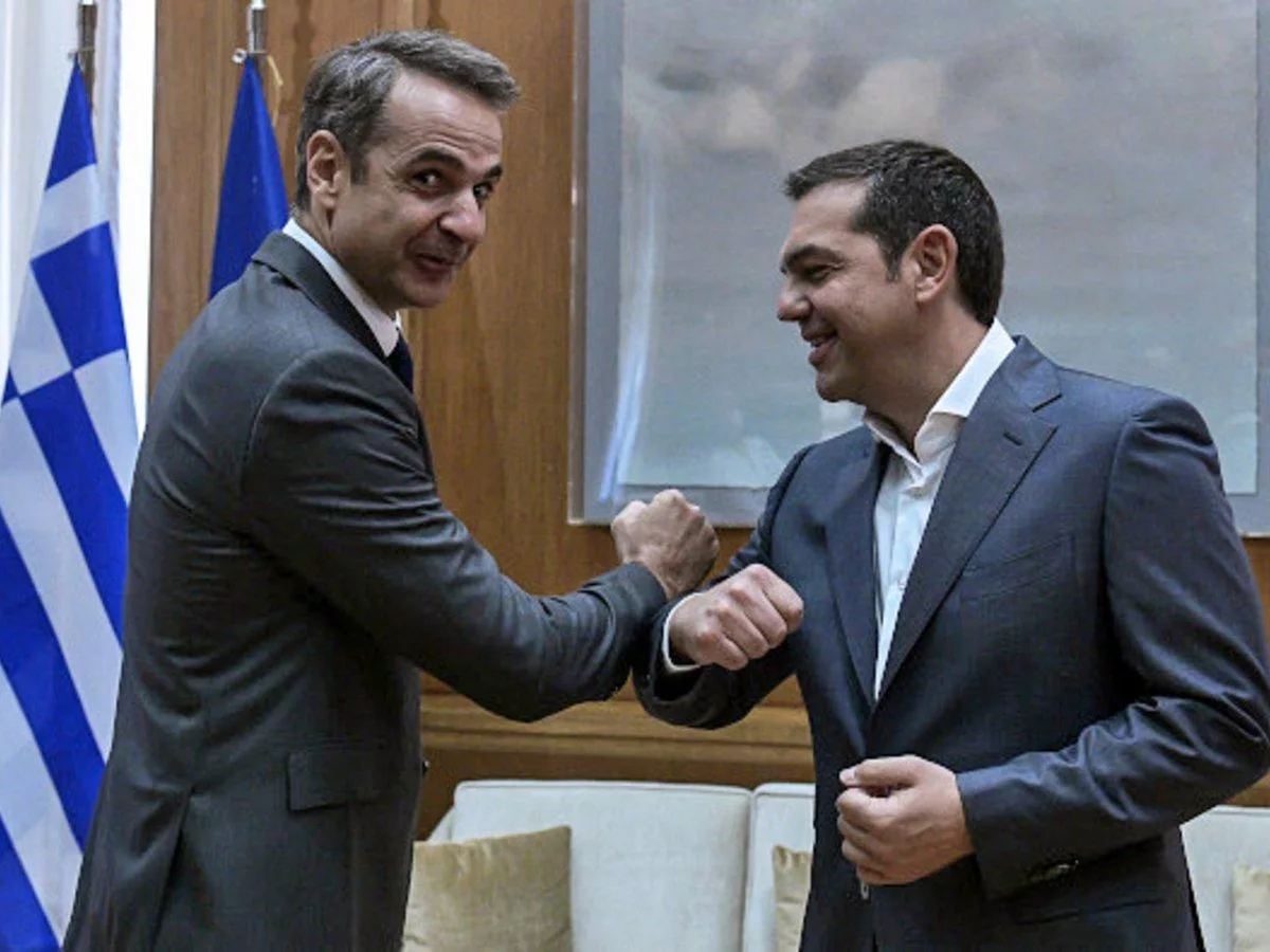 mitsotakis tsipras synantisi 9897