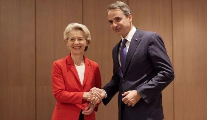 mitsotakis ursula von der lainen 21212233