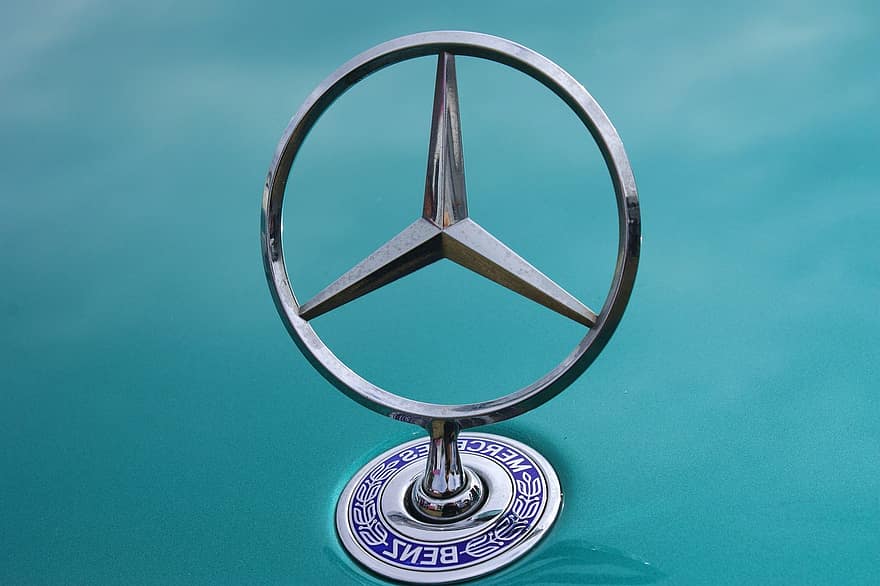 mercedes logo classic car retro