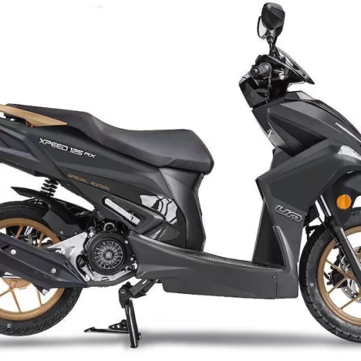 Xpeed 125 RX mat black special edition Side