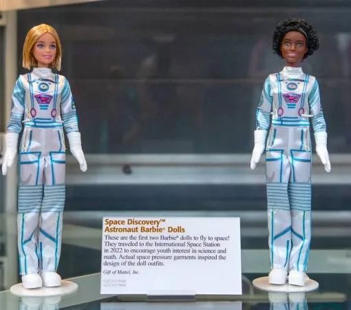 1689870546142 BARBIE DOLL SENT TO SPACE ON DISPLAY IN SMITHSONIAN 1.jpg